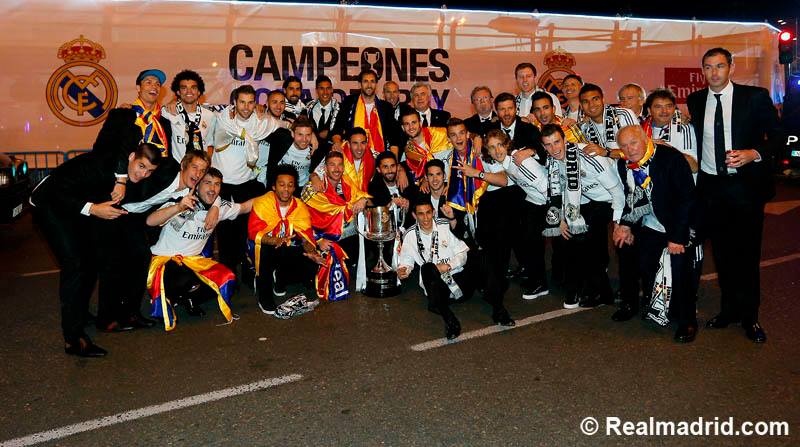 Ρεάλ Μαδρίτης: Έτσι γιορτάζει η «Βασίλισσα» (video+photos)