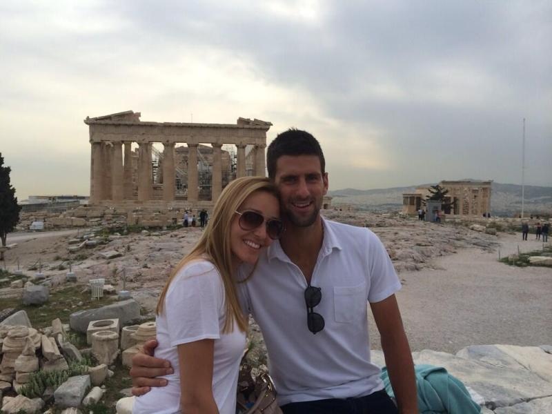 Ο Τζόκοβιτς στην Ακρόπολη (photos)