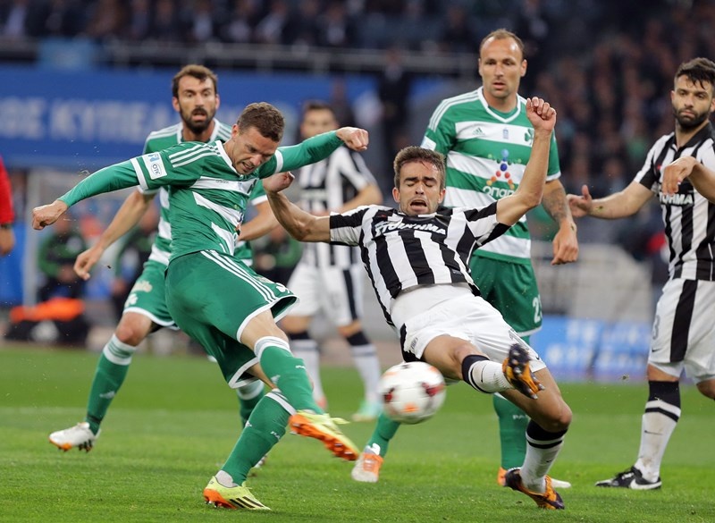 ΠΑΟΚ - Παναθηναϊκός: Το γκολ του Μπεργκ (photos+video)