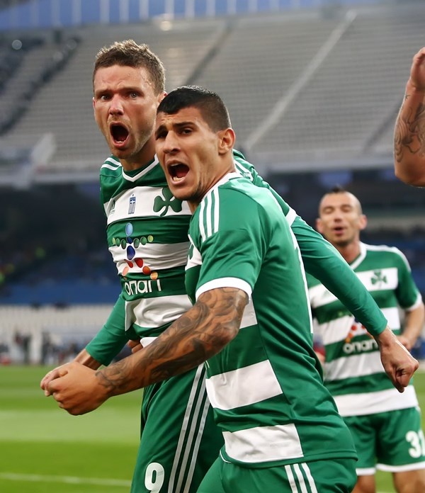 Παναθηναϊκός: Οι πανηγυρισμοί στα γκολ (photos)