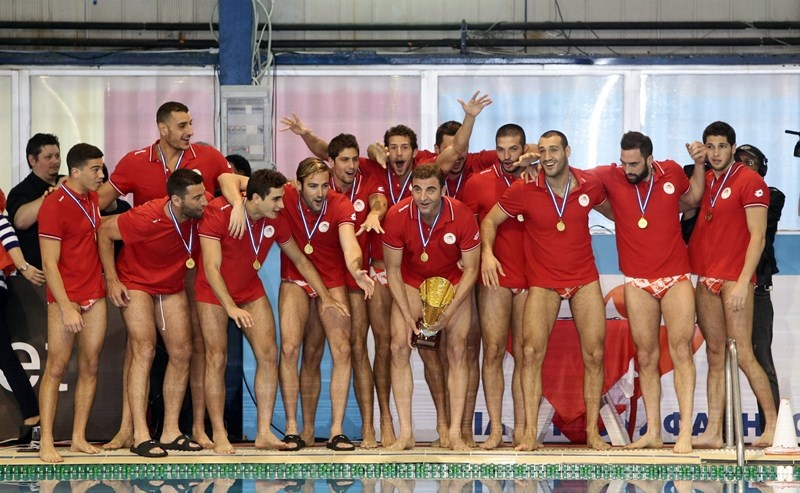 Ολυμπιακός: Θεαματική η απονομή στους πρωταθλητές (photos)