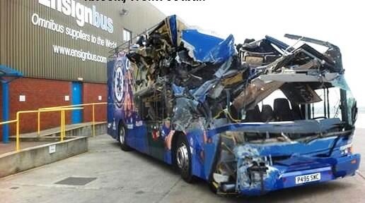 Ατλέτικο Μαδρίτης: Διέλυσε το πούλμαν (photo)