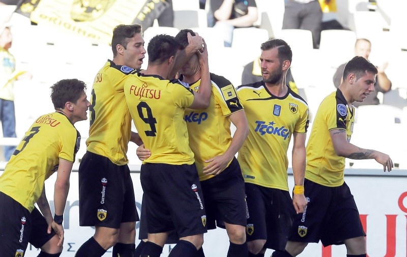 Με το ζόρι η ΑΕΚ, 1-0 το Αιγάλεω (photos+video)