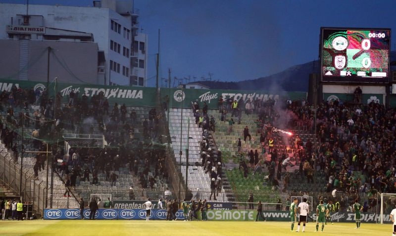 Παναθηναϊκός-ΠΑΟΚ: Το χρονικό των επεισοδίων στη Λεωφόρο (videos+photos)