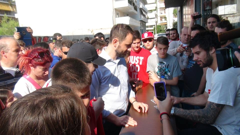 Ολυμπιακός: Αποθεώθηκε ο Πρίντεζης (video+photos)
