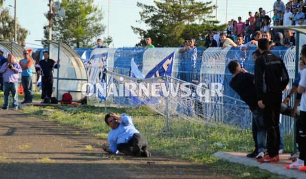 Καλαμάτα: Ήττα (0-1) κι επεισόδια στο Μεσολόγγι (photos)