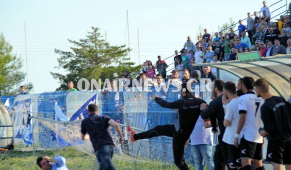 Καλαμάτα: Ήττα (0-1) κι επεισόδια στο Μεσολόγγι (photos)