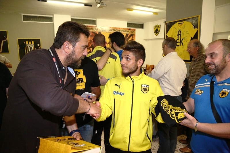 ΑΕΚ: Στο Σύνδεσμο Ρεθύμνου Πλατέλλας και Τσιρίλο (photos)