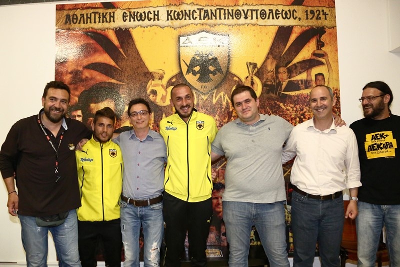 ΑΕΚ: Στο Σύνδεσμο Ρεθύμνου Πλατέλλας και Τσιρίλο (photos)