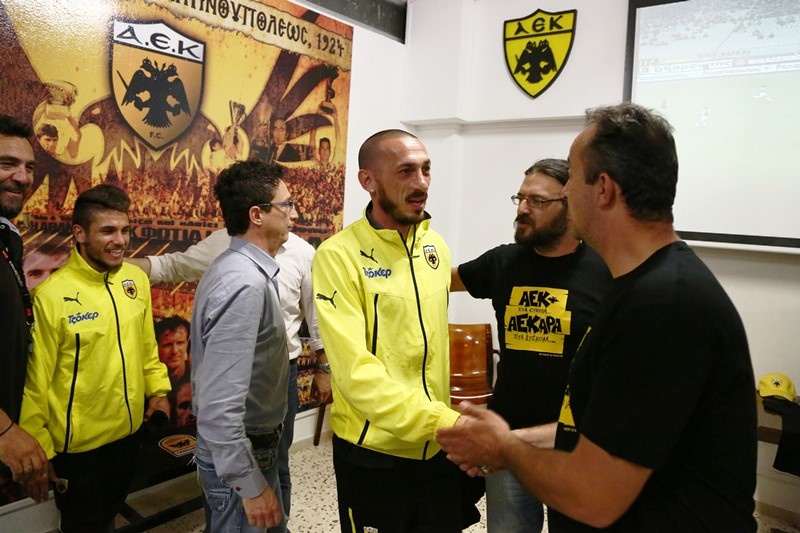 ΑΕΚ: Στο Σύνδεσμο Ρεθύμνου Πλατέλλας και Τσιρίλο (photos)