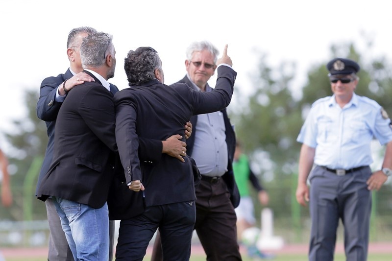 Ερμής – ΑΕΚ: Ένταση στο ημίχρονο και το τέλος (photos)