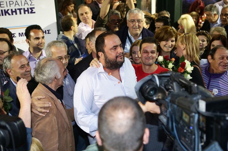 Εκλογές 2014: Πανηγυρισμοί στο εκλογικό κέντρο του Μώραλη (photos)