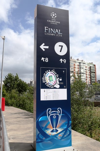 Champions League: Έτοιμο το γήπεδο (photos)