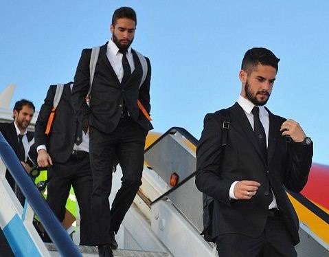 Ρεάλ Μαδρίτης: Το ταξίδι για τη Λισαβόνα (photos+videos)