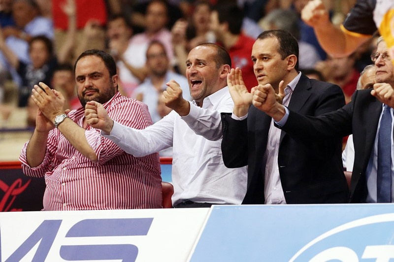 Ολυμπιακός: Στο ΣΕΦ ο Μαρινάκης (photos)