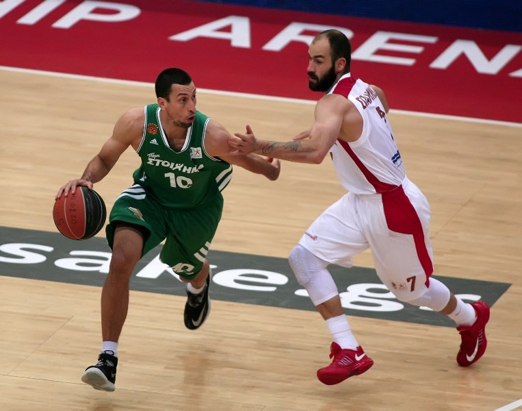 Ολυμπιακός: Τα «εκρηκτικά» τρίποντα Σπανούλη και Πέτγουεϊ (photos+video)