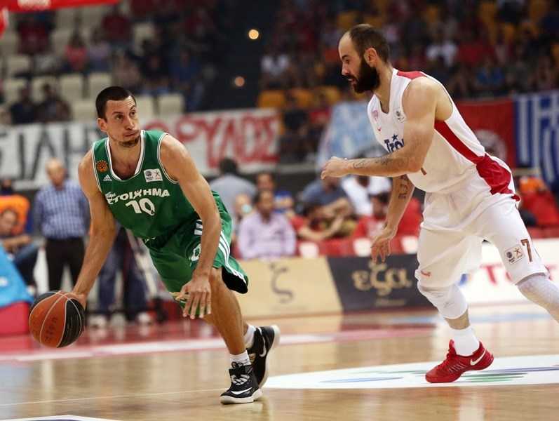 Ολυμπιακός: Τα «εκρηκτικά» τρίποντα Σπανούλη και Πέτγουεϊ (photos+video)