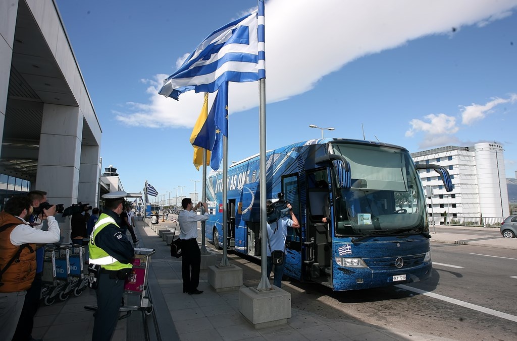 Μουντιάλ 2014: Η αναχώρηση της Ελλάδας (photos)