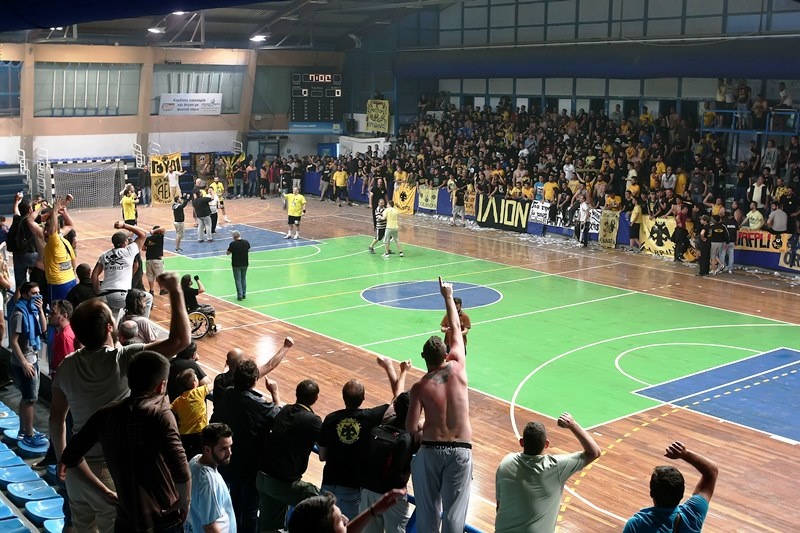 ΑΕΚ-Διομήδης: Τα επεισόδια καρέ-καρέ (photos)