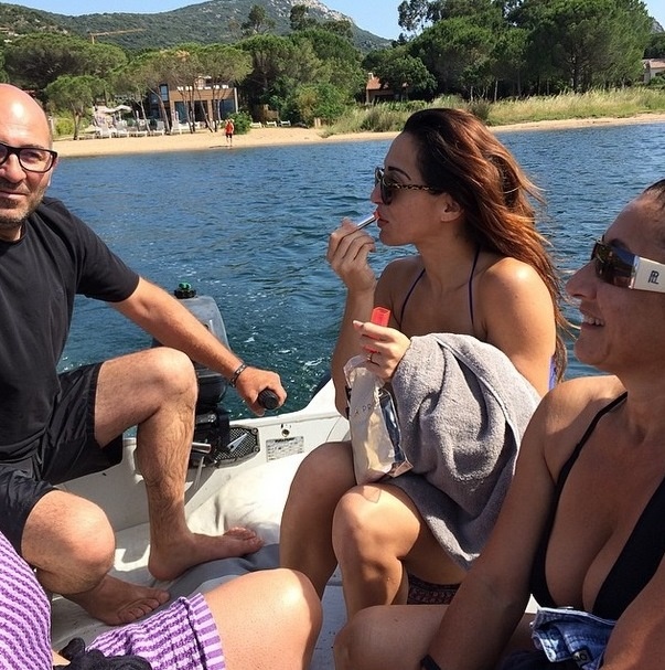 Τζιμπρίλ Σισέ: Διακοπές με σκάφος (photos)