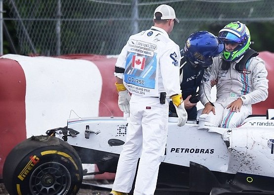 Φόρμουλα 1: Το τρομακτικό τρακάρισμα Μάσα - Πέρεζ (photos+video)