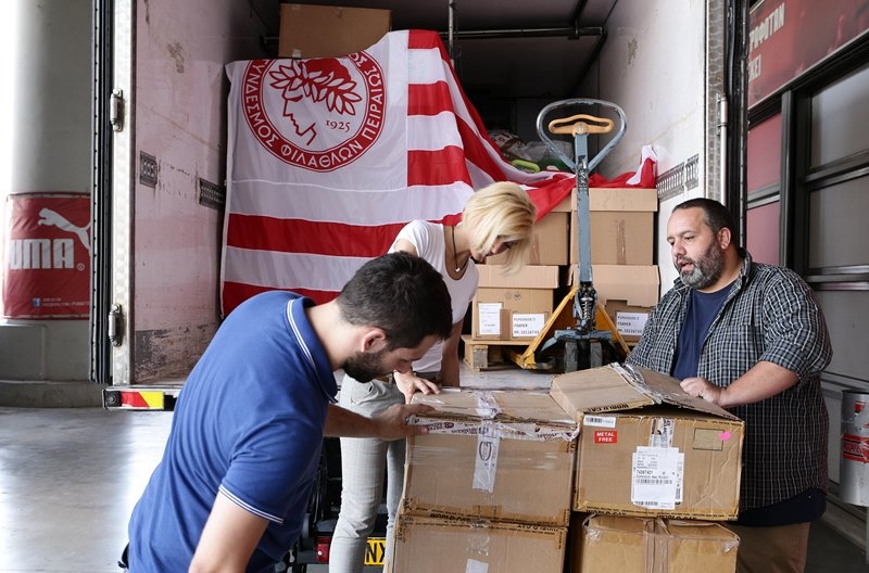 Ολυμπιακός: «Πετάει» η βοήθεια για Σερβία (photos)