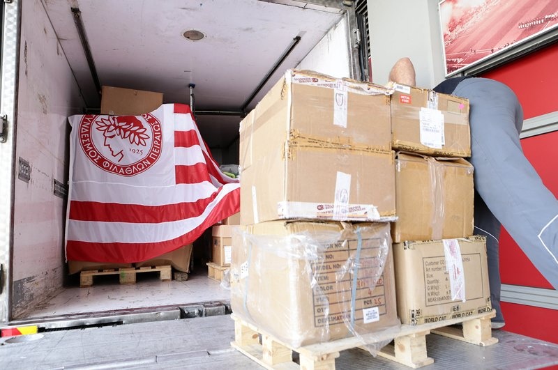 Ολυμπιακός: «Πετάει» η βοήθεια για Σερβία (photos)