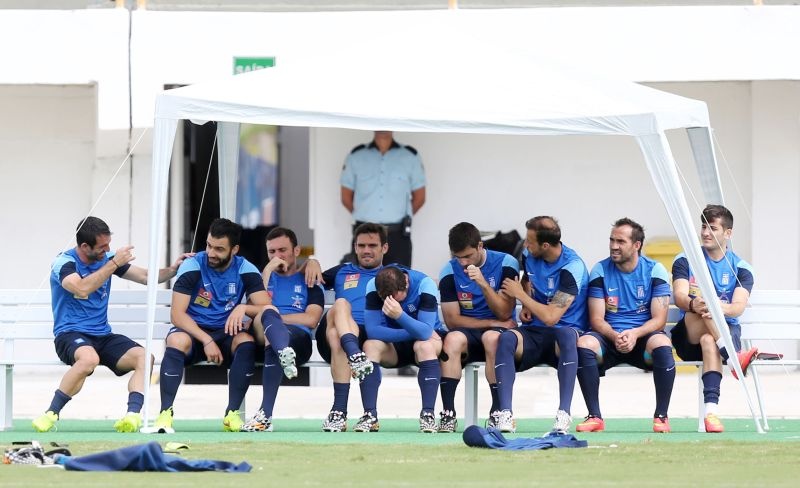 Ελλάδα – Κολομβία: Προπόνηση και… αντίο Αρακαζού (photos)