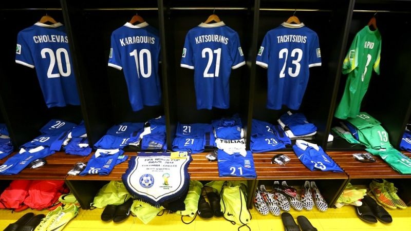 Ελλάδα – Κολομβία: Μέσα από τα αποδυτήρια! (photos)