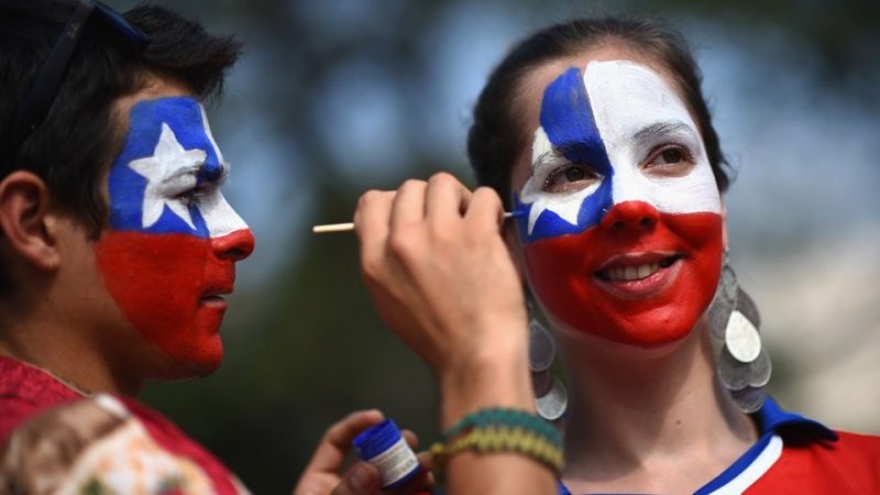 Παγκόσμιο Κύπελλο Ποδοσφαίρου 2014: Επεισόδια από Χιλιανούς (photos+videos)