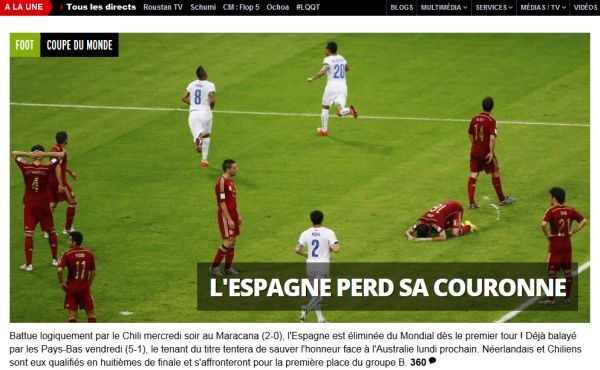 Παγκόσμιο Κύπελλο Ποδοσφαίρου 2014: «Τέλος εποχής για Ισπανία» (photos+video)