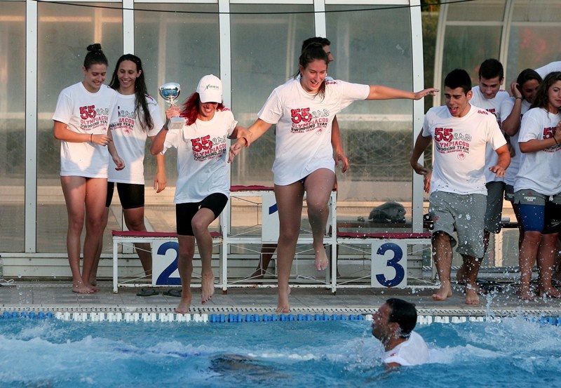 Ολυμπιακός: Οι πανηγυρισμοί για το 55ο πρωτάθλημα (photos)