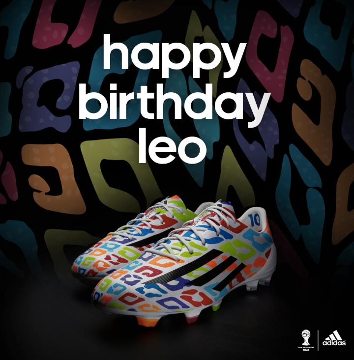 Μουντιάλ 2014: Τα... γιορτινά παπούτσια της adidas για τον Μέσι (photos)