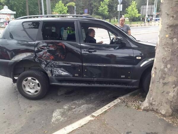 Παρτιζάν: Τραμ τράκαρε τον Βουγιόσεβιτς! (photo)