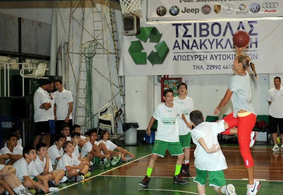 Παναθηναϊκός: Η Κωστάκη στο Basketball Summer Camp (photos)