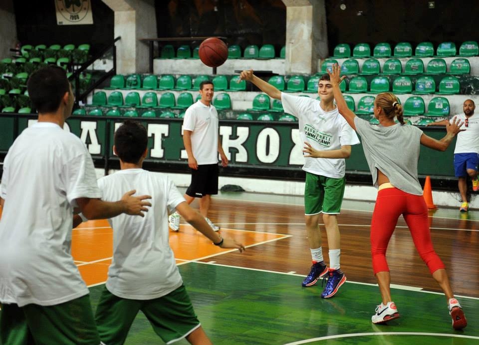 Παναθηναϊκός: Η Κωστάκη στο Basketball Summer Camp (photos)