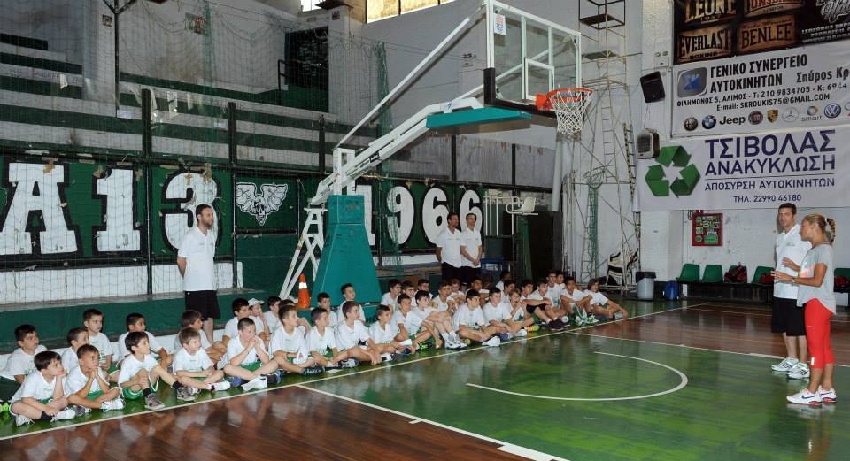 Παναθηναϊκός: Η Κωστάκη στο Basketball Summer Camp (photos)