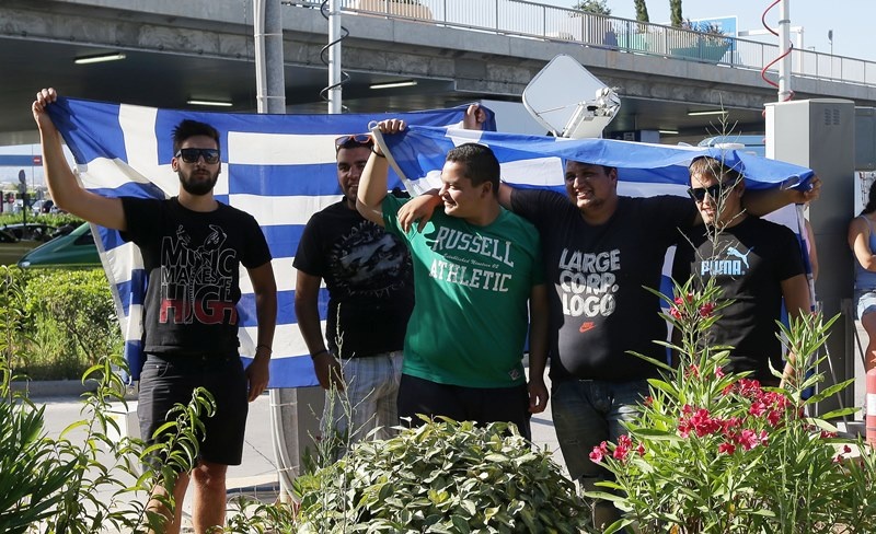 Εθνική Ελλάδας: Η υποδοχή στους… ήρωες (photos)