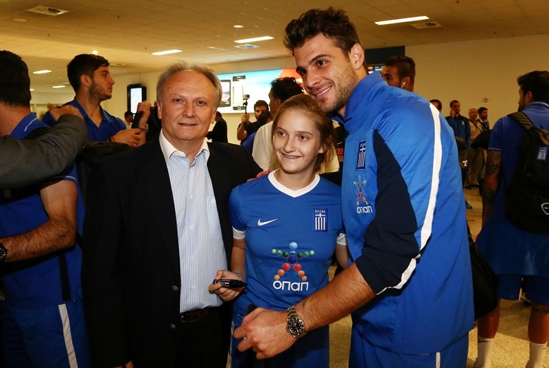 Εθνική Ελλάδας: Η υποδοχή στους… ήρωες (photos)