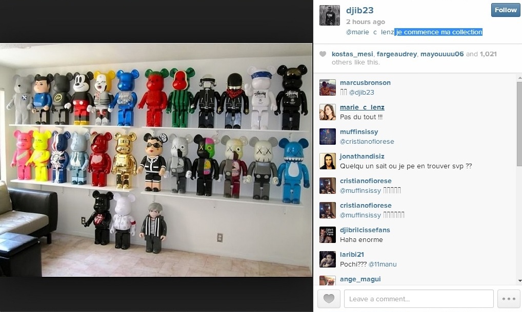 Τζιμπρίλ Σισέ: Έχει συλλογή από κούκλες Μίκι Μάους! (photo)