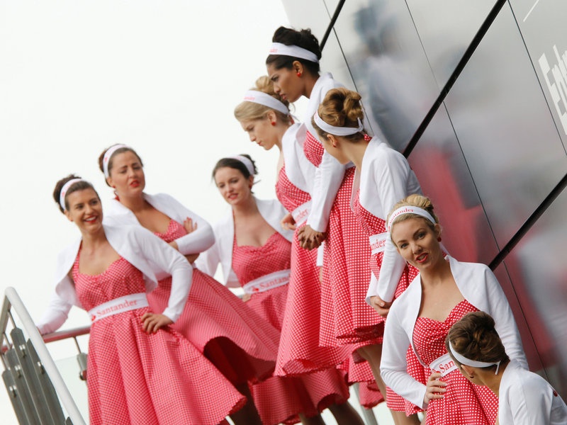 Φόρμουλα 1: Βρετανικά grid girls (photos)
