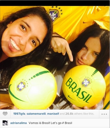 Βραζιλία - Γερμανία: Έτοιμη για… μπάλα η Αντριάνα Λίμα (photo)