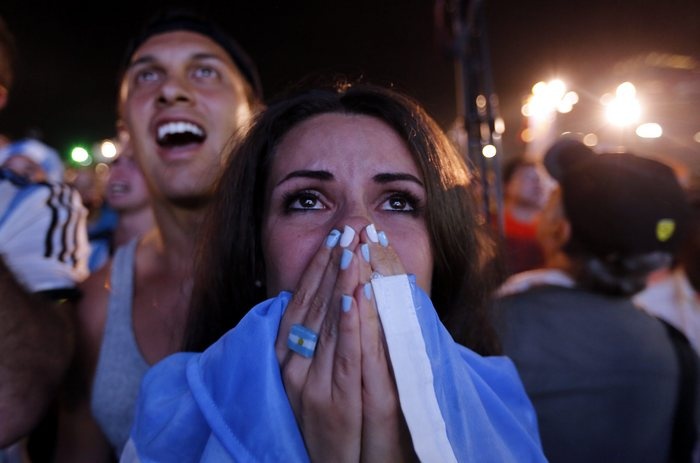 Παγκόσμιο Κύπελλο Ποδοσφαίρου 2014 - Τελικός: «Καυτοί» πανηγυρισμοί Αργεντίνων (photos)