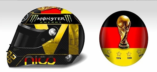 Μερσέντες: Με κράνος για τη Γερμανία ο Ρόζμπεργκ (photo)