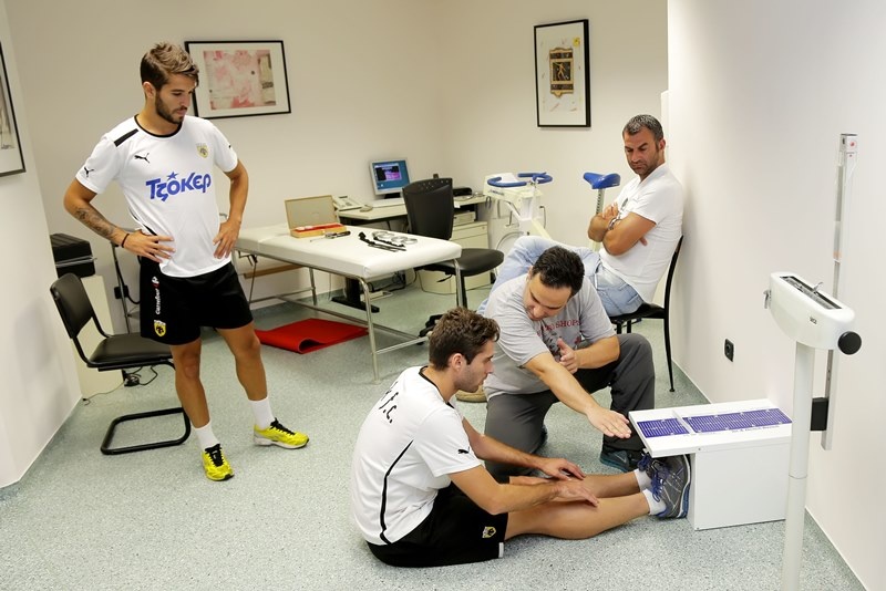 ΑΕΚ: Εξετάσεις με Δέλλα (photos)