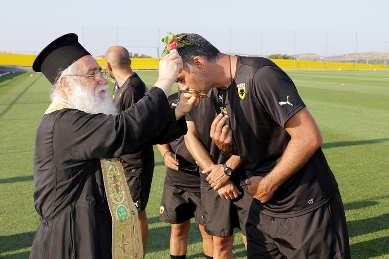 ΑΕΚ: Με Μελισσανίδη ο αγιασμός (photos)
