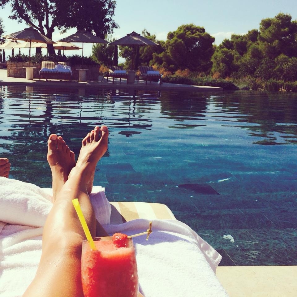 Ιρίνα Σάικ: Selfies στην Ελλάδα (photos)
