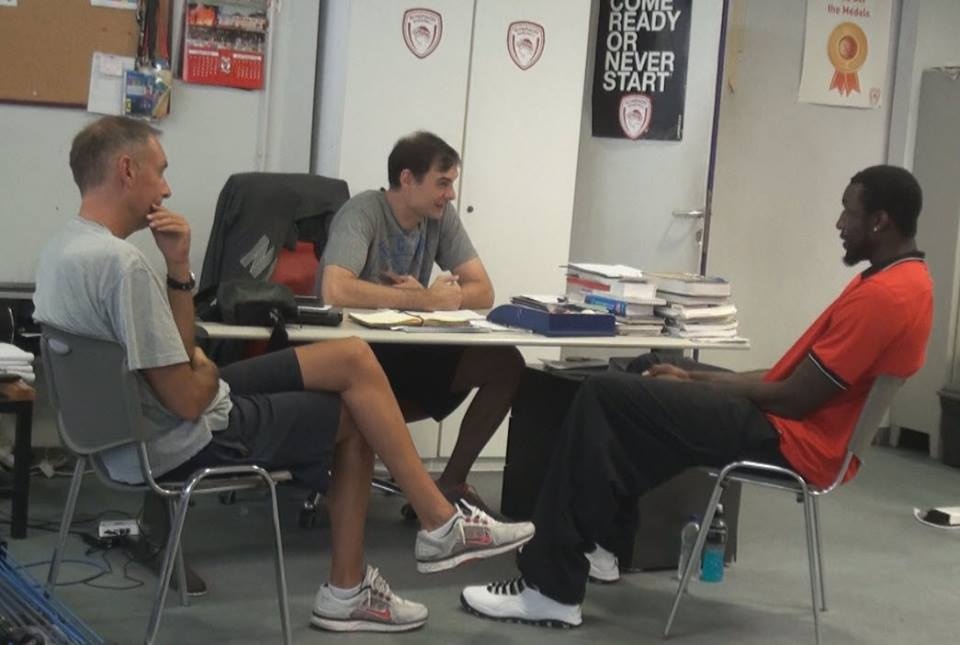 Ολυμπιακός: Είδε το ΣΕΦ ο Χάντερ (photos+video)