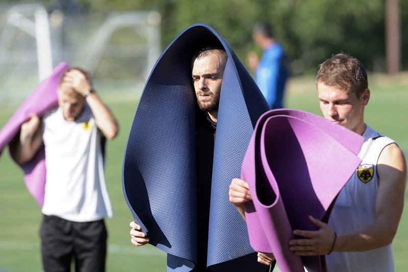 ΑΕΚ: Χαλάρωμα και παρατηρήσεις Δέλλα (photos)