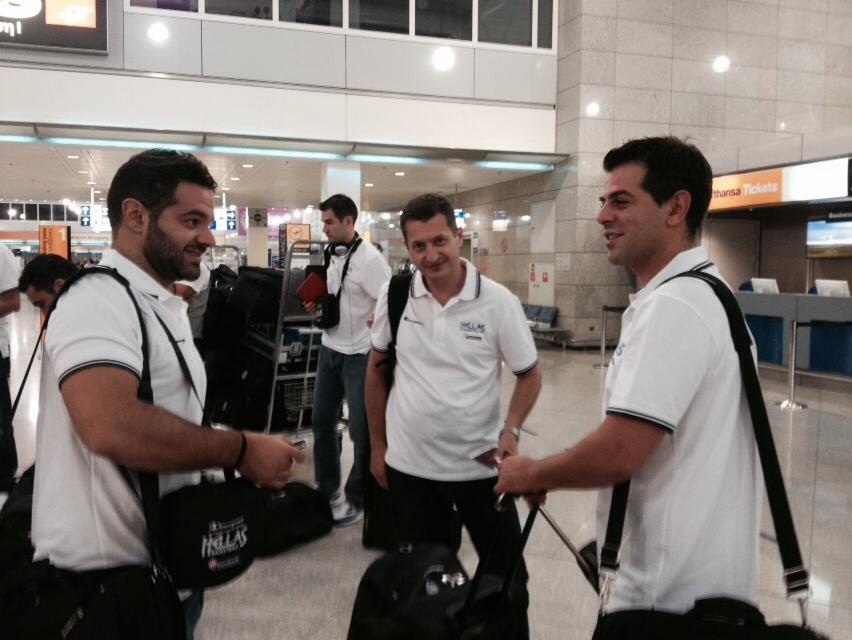 Μουντομπάσκετ 2014: Η αναχώρηση της Ελλάδας για Κάουνας (photos)